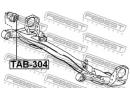 Сайлентблок задней балки TOYOTA GAIA ACM1#,CXM10,S 304