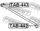 Сайлентблок задней продольной тяги TOYOTA CORSA/TE 443