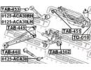 Сайлентблок заднего продольного рычага TOYOTA RAV4 448