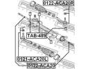 Сайлентблок рулевой рейки TOYOTA WISH ZGE2# 2009.0 489