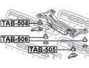 Сайлентблок задней балки TOYOTA CAMRY (JPP) ACV30, 504