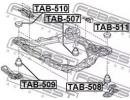 Сайлентблок подрамника TOYOTA CAMRY (JPP) ACV30,MC 508