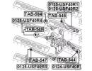 Сайлентблок задней тяги LEXUS LS460/460L USF4# 200 545