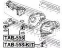 Сайлентблок опоры дифференциала (комплект) TOYOTA  KIT