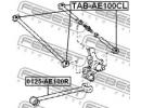 Сайлентблок задней тяги TOYOTA COROLLA SED/CP/WG A 0CL