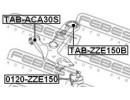 Сайлентблок задний переднего рычага TOYOTA RAV4 AL 50B