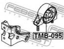 Сайлентблок задней подушки двигателя at TOYOTA COR 095