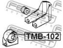 Сайлентблок передней подушки двигателя mt TOYOTA C 102