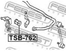 Втулка заднего стабилизатора d15 TOYOTA CAMRY GRAC 762