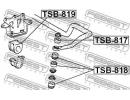 Втулка стойки переднего стабилизатора TOYOTA HIACE 818