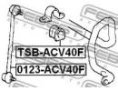 Втулка переднего стабилизатора d24 TOYOTA CAMRY (J 40F