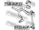 Втулка переднего стабилизатора d23 TOYOTA AVENSIS  F23