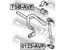 Втулка переднего стабилизатора d22 TOYOTA AVENSIS  AVF