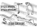 Втулка переднего стабилизатора d21 TOYOTA MARK 2/M 15F