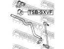 Втулка переднего стабилизатора d15.5 TOYOTA CAMRY  XVF