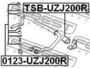 Втулка заднего стабилизатора d24.5 TOYOTA LAND CRU 00R