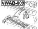 Сайлентблок задний переднего рычага AUDI Q3 2011- 009