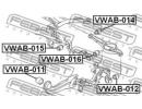 Сайлентблок задней тяги AUDI A3/A3 Sportback (8P)  014