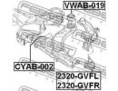 Сайлентблок задний переднего рычага AUDI A3 (8L1)  019