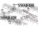 Сайлентблок подрамника передний AUDI A6 AVANT (4F5 029