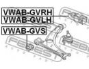 Сайлентблок задний переднего левого рычага AUDI A3 VLH