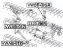 Втулка заднего стабилизатора d18 AUDI A3/A3 Sportb IGR