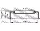 Сальник ступичный передний 87.5x105.6x10x18.3 TOYO 18X