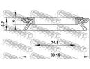 Сальник ступичный передний 51x66x8.2x10.2 SUZUKI G 07X