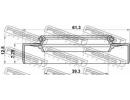 Сальник привода 41x61x8x13 HYUNDAI TUCSON 04 -OCT. 13R