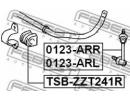 Тяга стабилизатора задняя левая TOYOTA AVENSIS AZT ARL