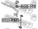 Тяга стабилизатора передняя HONDA ODYSSEY RL3 2005 RBF