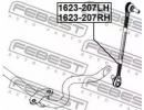 Тяга стабилизатора передняя правая MERCEDES BENZ C 7RH