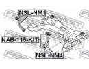 Тяга стабилизатора передняя левая NISSAN TIIDA JPN NM4