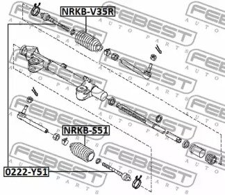 Тяга рулевая NISSAN Q70/M Y51 2012.01- [GR] Y51