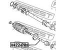 Тяга рулевая MITSUBISHI PAJERO/MONTERO IO H60,70#  PIN