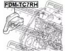 Подушка двигателя правая (гидравлическая) FORD TRA C7RH