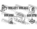 Подушка двигателя левая (гидравлическая) HONDA CIV M070