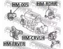 Подушка двигателя левая (гидравлическая) mt HONDA  RVLH