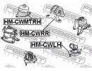 Подушка двигателя правая (гидравлическая) mt HONDA MTRH