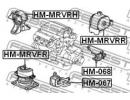 Подушка двигателя правая (гидравлическая) HONDA PI RVRH