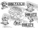 Подушка двигателя левая (гидравлическая) at HONDA  A3LH