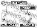 Подушка двигателя левая KIA SHUMA,II-SEPHIA,II-MEN PALH