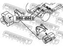 Подушка двигателя передняя (гидравлическая) at-mt  4M41