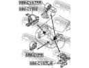 Подушка двигателя левая (гидравлическая) cvt MITSU ATLH