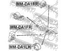 Подушка двигателя передняя mt MITSUBISHI CARISMA D A1FR