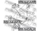 Подушка двигателя левая (гидравлическая) at MITSUB 3ALH