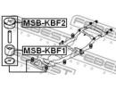 Подушка подрамника MITSUBISHI PAJERO-MONTERO SPORT KBF1