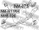 Подушка двигателя задняя at NISSAN PRIMERA P11 199 M075