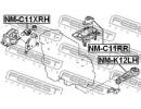 Подушка двигателя правая NISSAN TIIDA JPN MAKE C11 1XRH