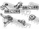 Подушка двигателя правая NISSAN TEANA RUS MAKE J32 32RH